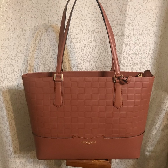Bruno Magli brown leather tote - Picture 3 of 6